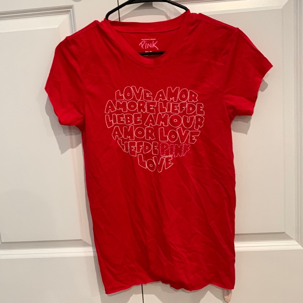 NWT Vintage Victoria’s Secret red pajama shirt